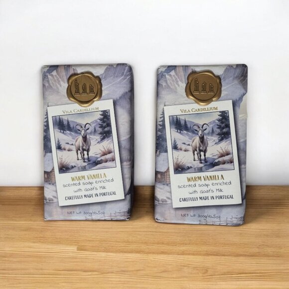 Warm Vanilla Scented Soap With Goats Milk 300g Vila Cardilium - Picture 1 of 8